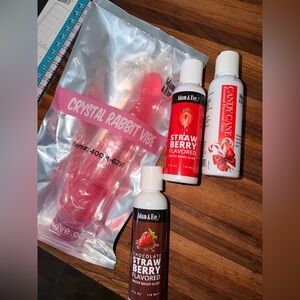 NEW Intimate Vibe Rabbit Toy & Flavored Lubricant Set (3)